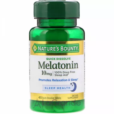 Nature's Bounty Quick Dissolve Melatonin 10 mg      