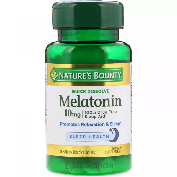 Nature's Bounty Quick Dissolve Melatonin 10 mg ����������� ������� ��� ��������� ��� 
