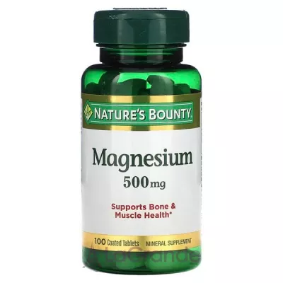 Nature's Bounty Magnesium 500 mg ĳ  