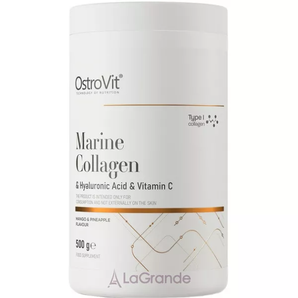 OstroVit Marine Collagen + Hyaluronic Acid + Vitamin C ������� �������� + ������������ ������� + ������� C 