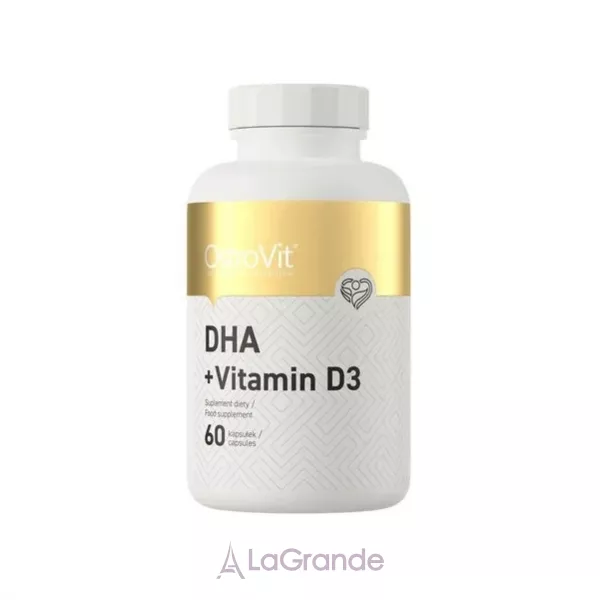 OstroVit DHA + Vitamin D3 ����������� �������  ����������������� ������� � ������� �3 � ��������