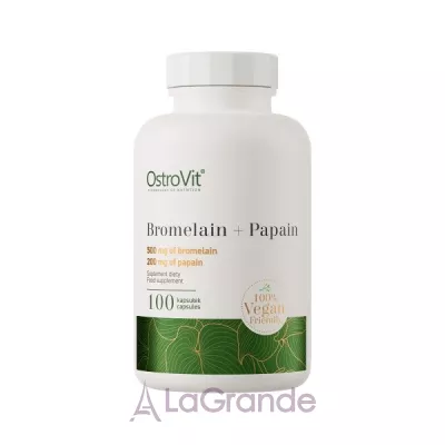 OstroVit Bromelain + Papain 500 mg/200 mg   
