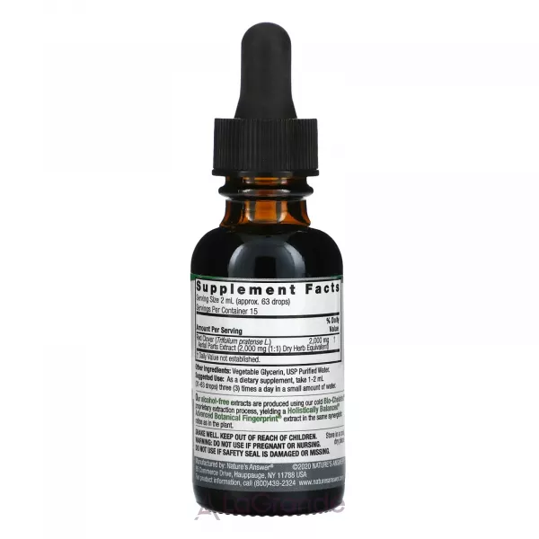 Nature's Answer Red Clover Aerial Parts 2000 mg ������� ������� 