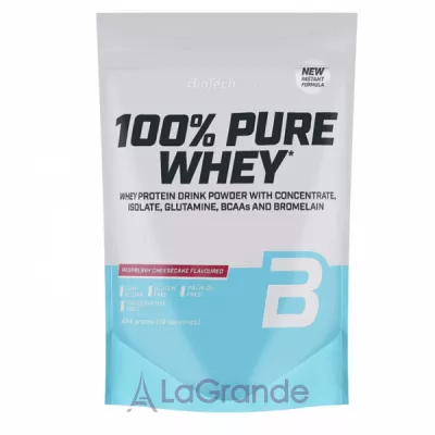 BioTech USA 100% Pure Whey Raspberry Cheesecake  
