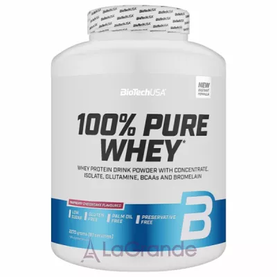 BioTech USA 100% Pure Whey Raspberry Cheesecake  