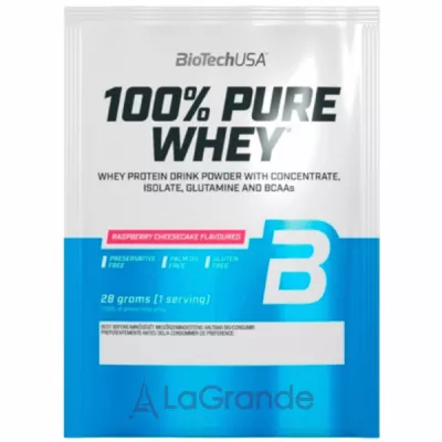 BioTech USA 100% Pure Whey Raspberry Cheesecake  