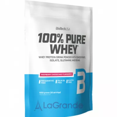 BioTech USA 100% Pure Whey Raspberry Cheesecake  