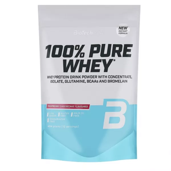 BioTech USA 100% Pure Whey Raspberry Cheesecake ������� 