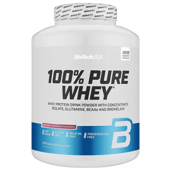 BioTech USA 100% Pure Whey Raspberry Cheesecake ������� 