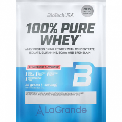 BioTech USA 100% Pure Whey Strawberry  