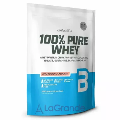 BioTech USA 100% Pure Whey Strawberry  