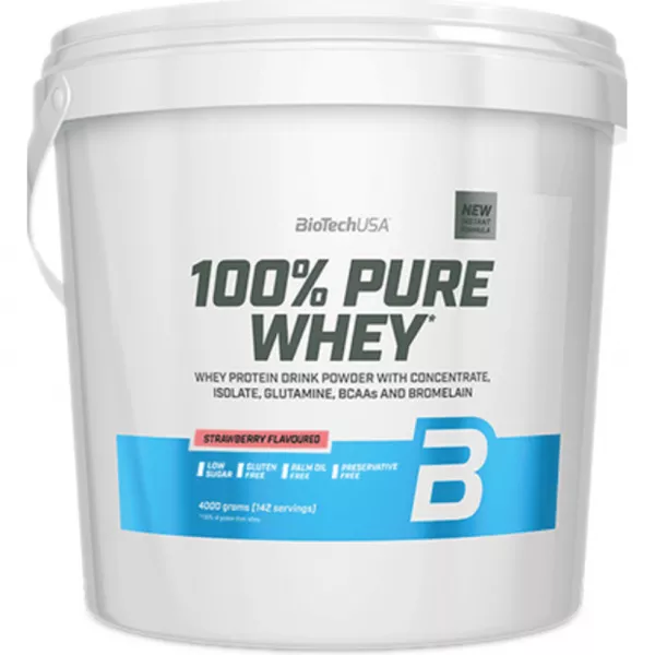 BioTech USA 100% Pure Whey Strawberry ������� 