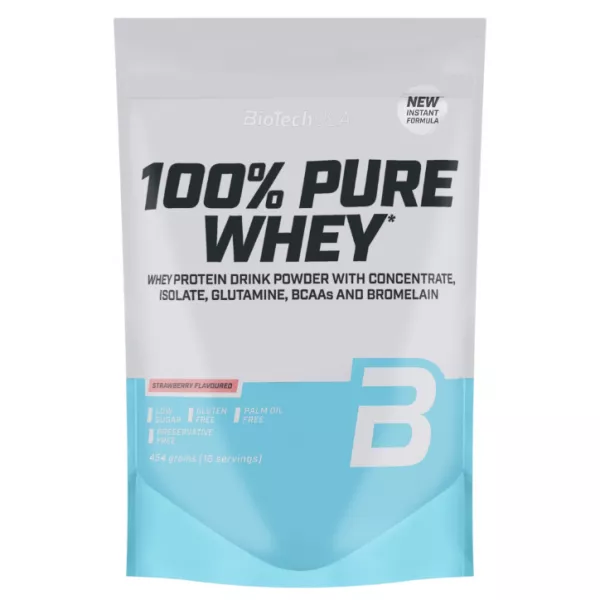 BioTech USA 100% Pure Whey Strawberry ������� 