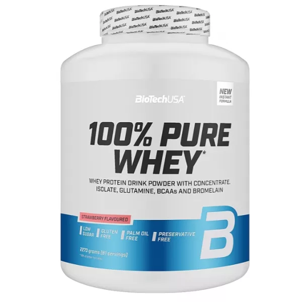 BioTech USA 100% Pure Whey Strawberry ������� 
