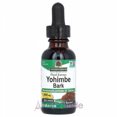 Nature's Answer Yohimbe Bark 1000 mg ĳ  