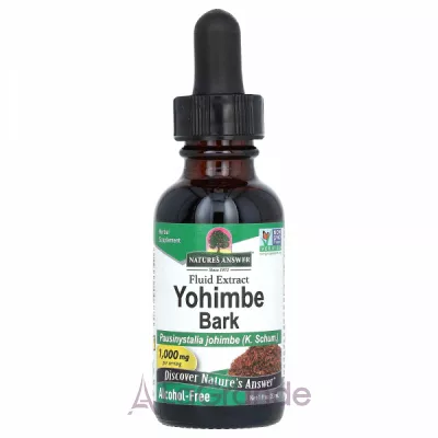 Nature's Answer Yohimbe Bark 1000 mg ĳ  
