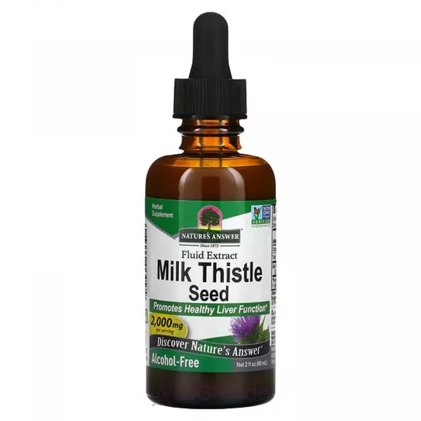 Nature's Answer Milk Thistle Seed 2000 mg ����������� ������� 