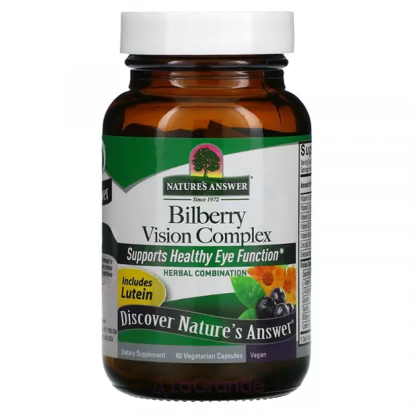 Nature's Answer Bilberry Vision Complex ĳ������ ������� ��� ���� 
