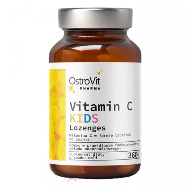 OstroVit Pharma Vitamin C KIDS Lozenges ���������� �������� ��� ����� �� 5 ��� � ���������