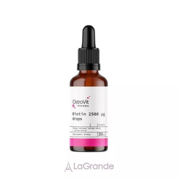 OstroVit Pharma Biotin Drops 2500 ��� ����������� �������  ������ � ������