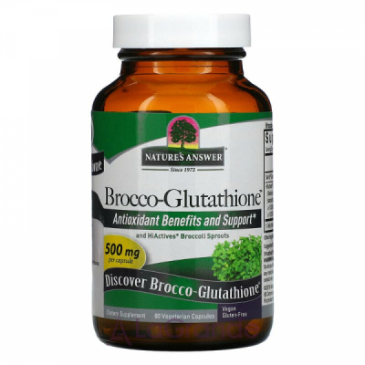 Nature's Answer Brocco-Glutathione 500 mg ĳ  