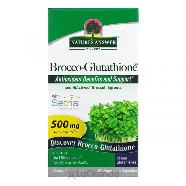 Nature's Answer Brocco-Glutathione 500 mg ����������� ������� 
