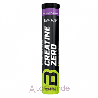 BioTech USA Creatine Zero Effervescent Blue Grape       