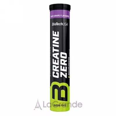 BioTech USA Creatine Zero Effervescent Blue Grape       
