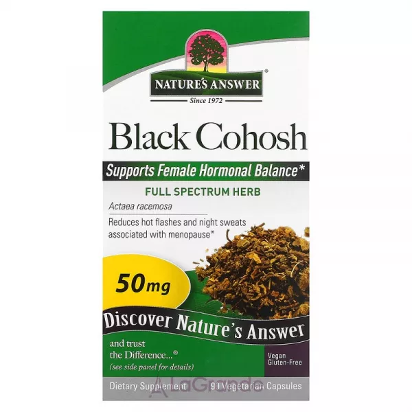 Nature's Answer Black Cohosh 50 mg ����������� ������� ��� ��������� �������� ������������� ������� 