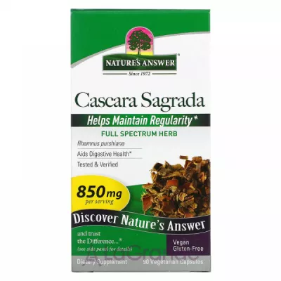 Nature's Answer Cascara Sagrada 850 mg   