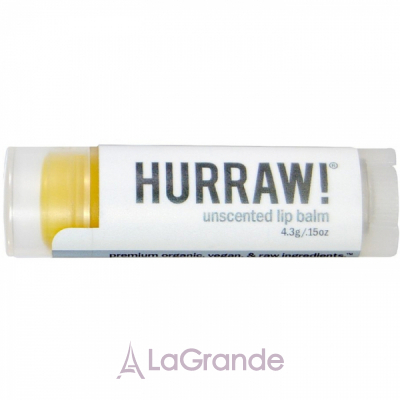 Hurraw! Unscented Lip Balm Odorless     