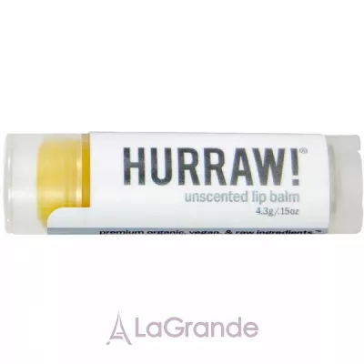 Hurraw! Unscented Lip Balm Odorless     