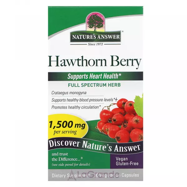 Nature's Answer Hawthorn Berry 1500 mg ����������� ������� 