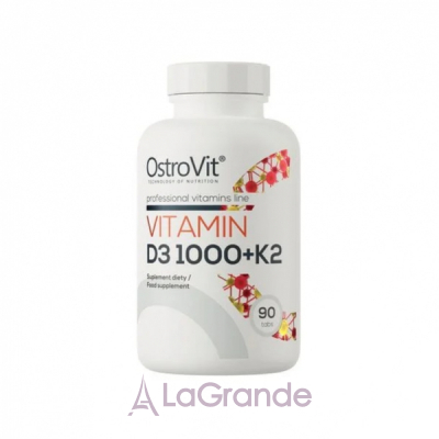 OstroVit Vitamin D3 1000  + K2  D3 + K2  