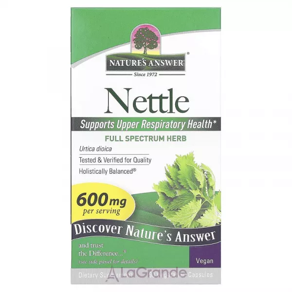 Nature's Answer Nettle 600 mg ������� ������� 