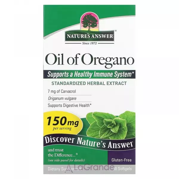 Nature's Answer Oil of Oregano 150 mg ������� ������� 