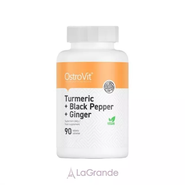 OstroVit Turmeric + Black Pepper + Ginger ���������-����������� ��������  �������� + ������ ����� + ������ � ���������