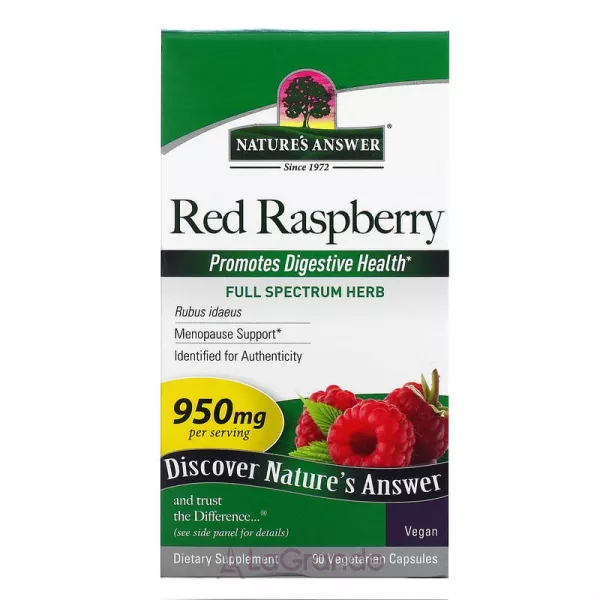 Nature's Answer Red Raspberry 950 mg ������� ������� 