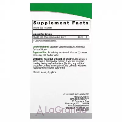 Nature's Answer Vitex 40 mg ĳ  
