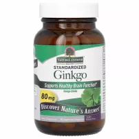 Nature's Answer Standardized Ginkgo 80 mg ĳ������ ������� "ó���� ������ ����������������", 80 ��