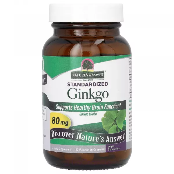 Nature's Answer Standardized Ginkgo 80 mg ����������� ������� 