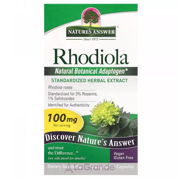 Nature's Answer Rhodiola 100 mg ����������� ������� 