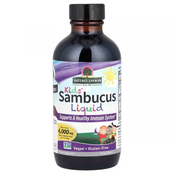 Nature's Answer Sambucus Kid's Formula 4000 mg ����� ��� ���� 
