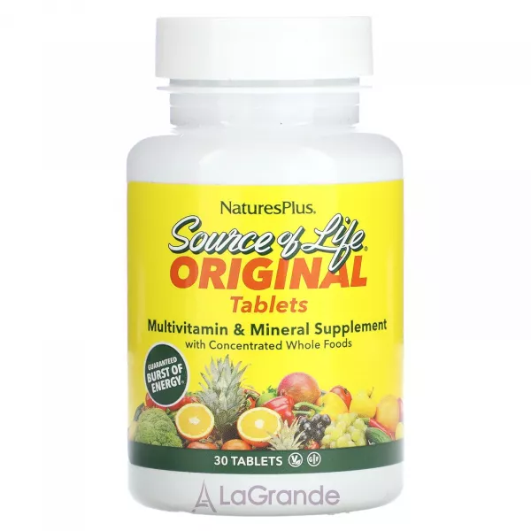 NaturesPlus Source of Life Multi-Vitamin & Mineral Supplement �������������� � ��������