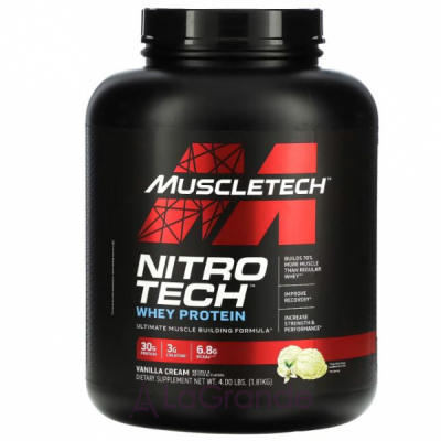 MuscleTech Nitro Tech Whey Protein Vanilla     