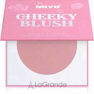 Miyo Cheeky Blush Rouge Powder Delightfully Pinky Cheeks   