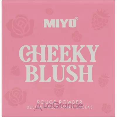 Miyo Cheeky Blush Rouge Powder Delightfully Pinky Cheeks   