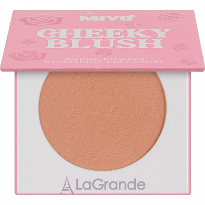 Miyo Cheeky Blush Rouge Powder Delightfully Pinky Cheeks   