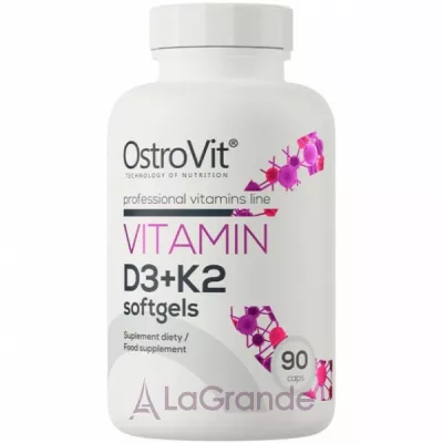 OstroVit Vitamin D3+K2   D3+K2   