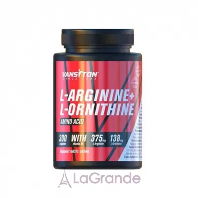 Vansiton L-Arginine + L-Ornithine    L- + L-  
